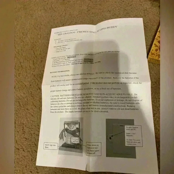 The original s’mores sing- a- long Buddy, made in China - Picture 3 of 11